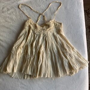 Free People Boho Gauzy shirt